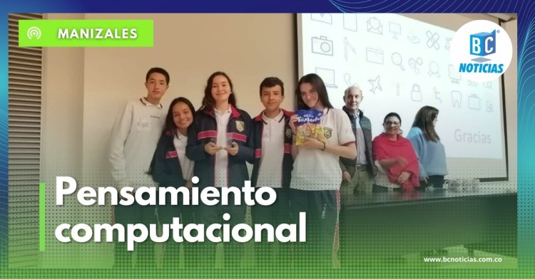 10 instituciones educativas de Manizales participaron en la primera Feria de Pensamiento Computacional