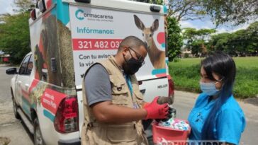 2.400 animales silvestres han sido atendidos por la ambulancia de Cormacarena