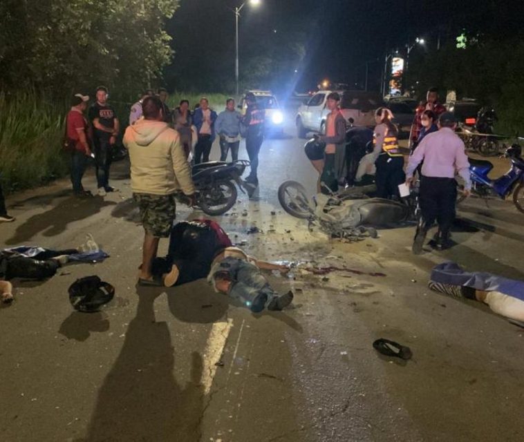5 muertos en accidentes de motos en menos de una hora, en vía a Jamundí