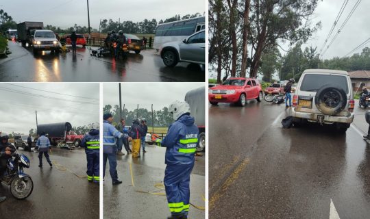 ACCIDENTES EN BOGOTÁ Y CUNDINAMARCA DEJA DOS FALLECIDOS Y VARIOS LESIONADOS.