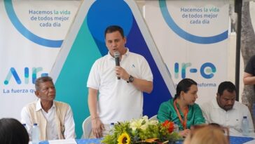Air-e inauguró obra eléctrica  en sector Tres Puentes  de Santa Marta