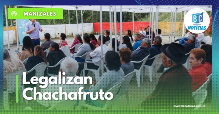 Alcalde Carlos Mario Marín entregó la resolución que convierte a Chachafruto en el primer asentamiento legalizado