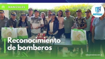 Alcaldía de Manizales exalta el trabajo de 14 funcionarios del Cuerpo Oficial de Bomberos
