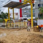 Avanzan obras de mitigación de riesgo, fase I en la quebrada La Dulcera