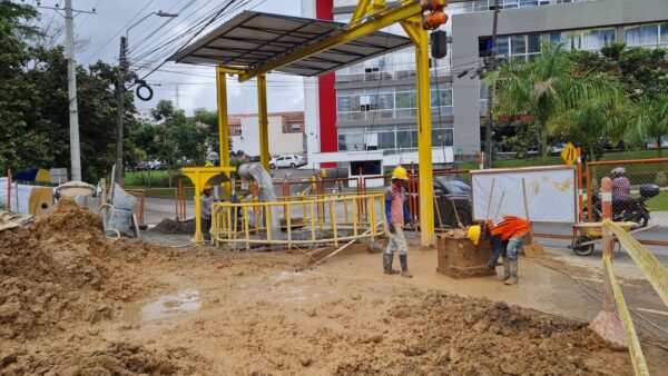 Avanzan obras de mitigación de riesgo, fase I en la quebrada La Dulcera