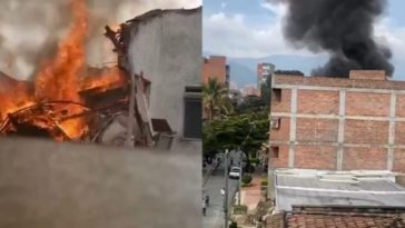 Avioneta chocó contra una vivienda en Medellín: 8 personas fallecieron