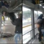 «Ayuden carajo», evitó que se robara parte del techo de una estación de Transmilenio: pudo ser herido y «nadie se metió»