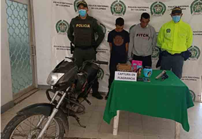 Capturados por hurto en municipios del Cesar