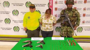 Capturan a mujer armada hasta los ‘dientes’