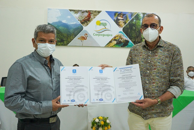 CorpoGuajira mantiene certificaciones de calidad de Icontec