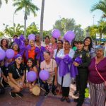 Decenas de mujeres conmemoraron el ‘Día de la eliminación de la violencia de género’ en Santa Marta
