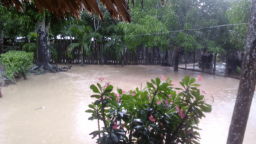 Desbordó el río Canalete: cuatro poblaciones rurales afectadas