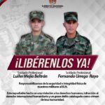 ELN reconoció secuestró de  dos militares en Arauca
