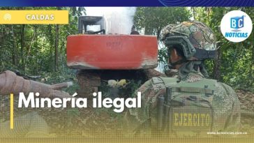 Ejército Nacional incautó dos excavadoras que utilizaban para minería ilegal en Samaná