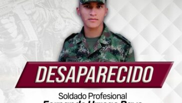 Ejército Nacional reportó la desaparición de un soldado en Arauca