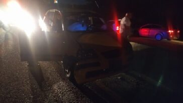 El peatón murió y el taxista se habría infartado en medio del caos por el accidente, en Barranquilla