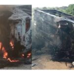 Emerson y Argemiro, las víctimas del incendio de un furgón en la vía a Sabanalarga