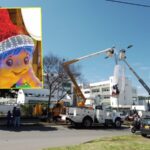 En Pasto se inició con la instalación del alumbrado navideño, iluminarán cerca de 20 puntos