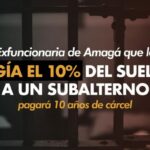 Exfuncionaria de Amagá que le exigía el 10% del sueldo a un subalterno pagará 10 años de cárcel