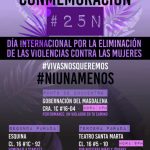 Feministas de Santa Marta conmemoran el día de la eliminación de la violencia contra las mujeres