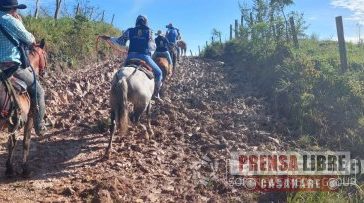 Gestión del Riesgo reconstruirá vía rural que comunica 14 veredas de Támara