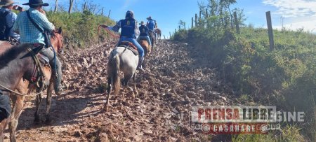 Gestión del Riesgo reconstruirá vía rural que comunica 14 veredas de Támara