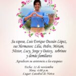 Hoy a las 4 de la tarde serán las exequias de Clara Cecilia Moreno, 8 12 noviembre, 2022