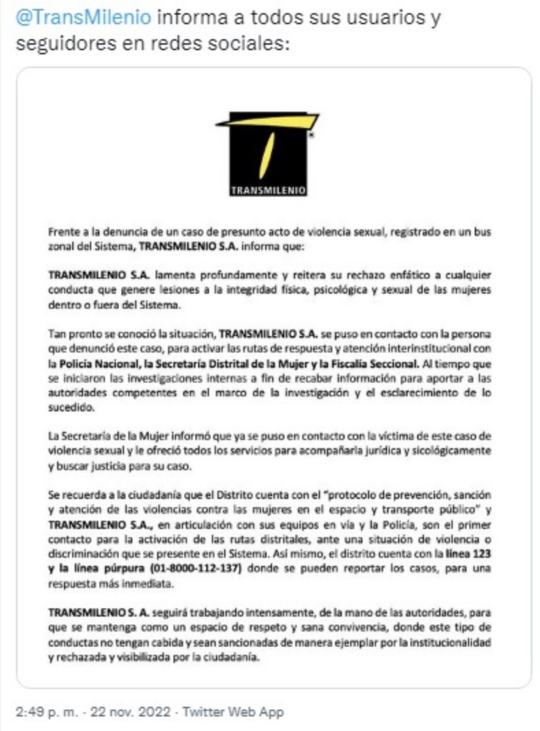 Iniciaron ruta de atencion a mujer que denuncio caso de violencia