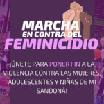 Invitaron a la marcha contra el feminicidio en Sandoná