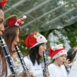 La Retreta del domingo tuvo el toque navideño de 10 bandas estudiantiles sinfónicas de Manizales