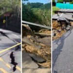 Las vías que en Colombia se han hundido «con los aguaceros»: grietas, erosión y partidas totalmente