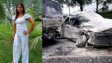 Liliana Soto fue la mujer que falleció en accidente de tránsito en la vía La Tebaida – La Paila