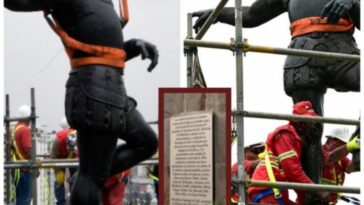 Los $290 millones que costó “lo cubrió la aseguradora”, restauran estatua de Belalcázar en Cali