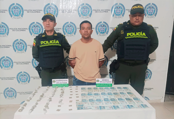 Los capturaron con droga en parque de Valledupar