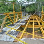 Luego de 15 años se realizan trabajos para la rehabilitación del Puente ‘Guacas’ que comunica a Garzón con Tarqui