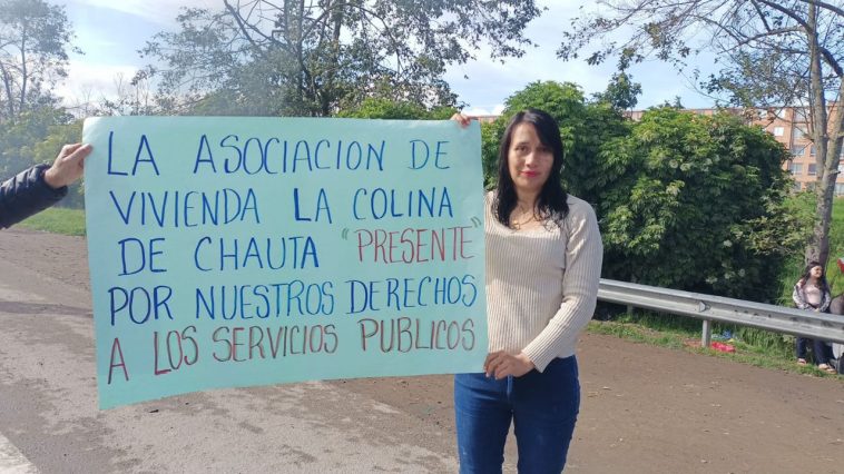 Las protestas en Madrid (Cundinamarca)