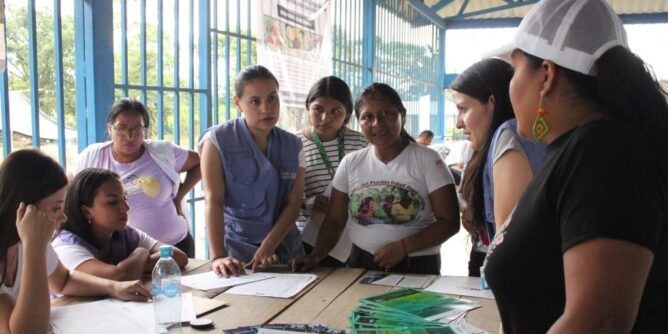 Más de 200 mujeres indígenas Awá recibieron ayuda humanitaria de emergencia