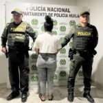 Mujer detenida por lesiones personales en el municipio de Gigante