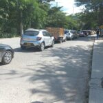 Obras en la Carrera Cuarta  generan caos vehicular en  Santa Marta