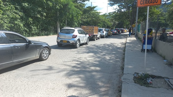 Obras en la Carrera Cuarta  generan caos vehicular en  Santa Marta