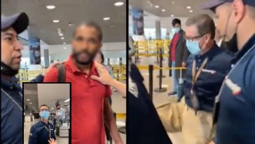 Patadas, puños e insultos; funcionario de Migración agredió a viajero en El Dorado: «Welcome to Colombia», dicen