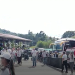 Por protestas  se presenta cierre en un tramo de la Autopista Medellín Bogotá
