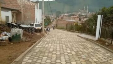 Proyecto de adoquinamiento de vía del barrio Potrerillo, Sandoná