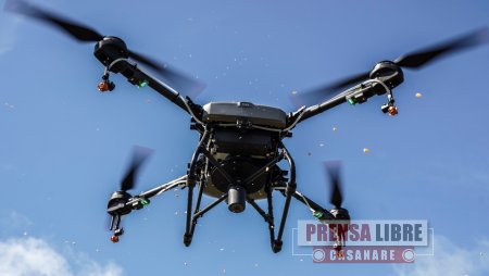 Reforestación con drones en el Meta