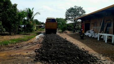 Se entregaron 4 km de vías intervenidas en La Chaparrera