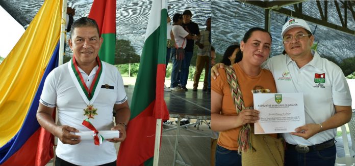 Se entregó la Medalla al Mérito Comunal. El líder Carlos Anzola del barrio Miramar, obtuvo el reconocimiento.