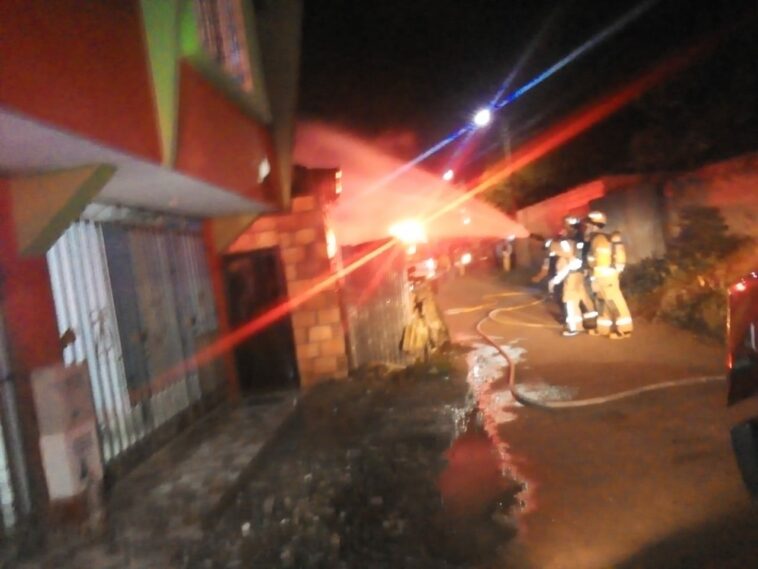 Se registró un incendio estructural en el Municipio de Pitalito