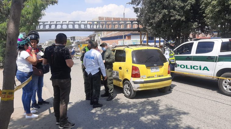 Sicarios le dieron bala a un taxista frente a la galería de Alfonso López