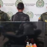 Sujeto de 32 años capturado en flagrancia por hurtar un televisor y botellas de licor en una vivienda de Montenegro