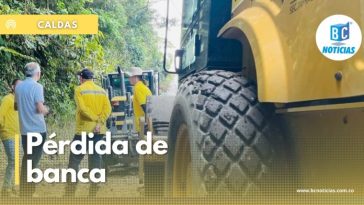 Trabajan para habilitar el paso en la vía Aranzazu – Salamina en el sector San José